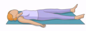 illustration d'une femme allongé