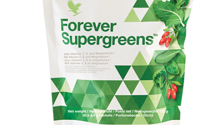 Nouveau : Le Forever Supergreens, pour une bonne dose de bien être et d’énergie !