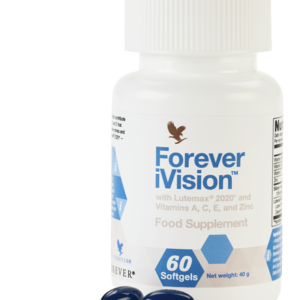 flacon avec capsule gel supplement alimentaire IVision Forever Living vitamine 40g